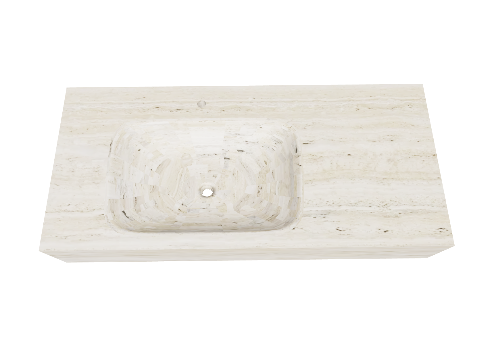 Elegant Left Bended Wash Basin