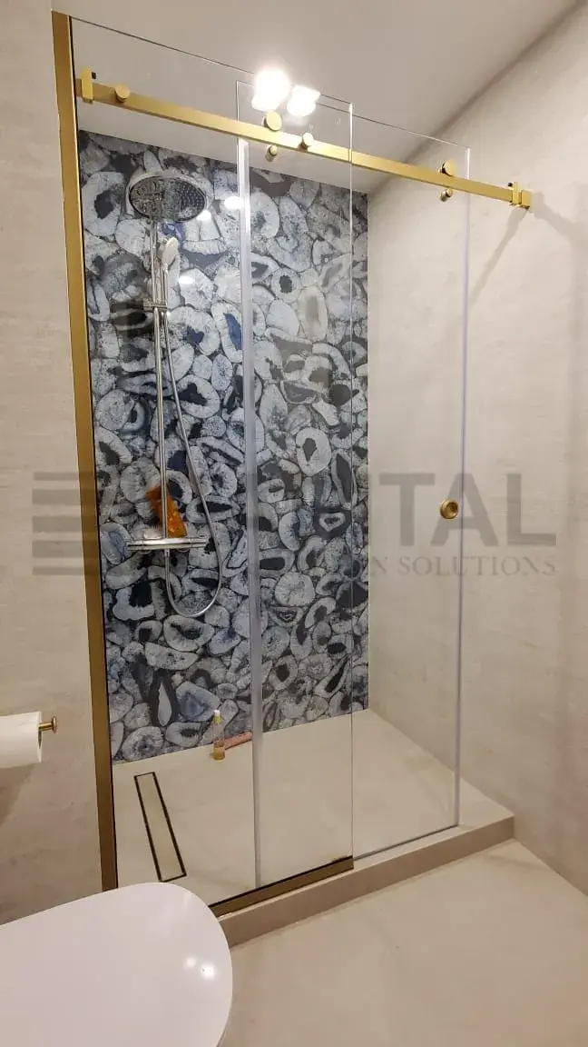 زجاج دش منزلق