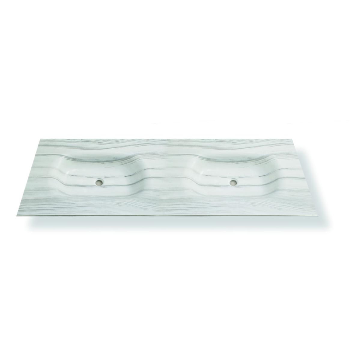 Oblong shape - Double sink